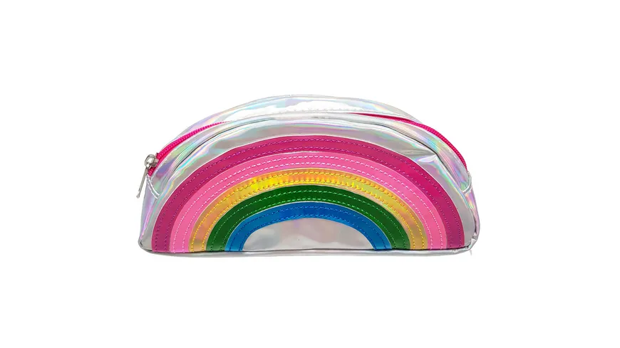 PAPERZONE Schlampermäppchen Regenbogen mehrfarbig ### pink ### rosa