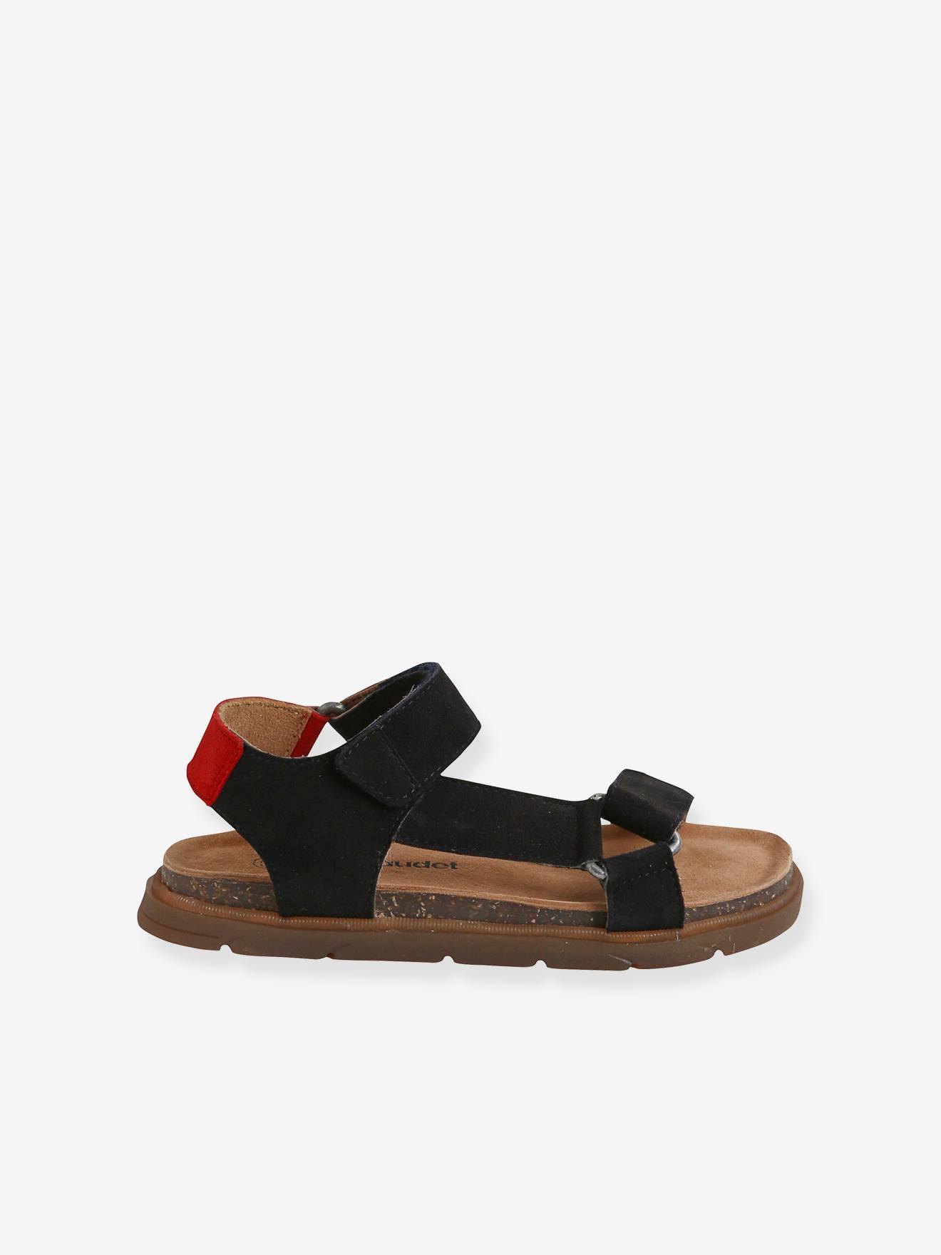 Vertbaudet Kinder Klett-Sandalen - marine