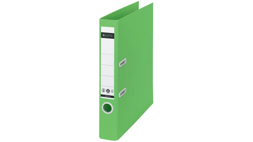 LEITZ Qualitäts-Ordner Recycle A4 schmal grün gruen