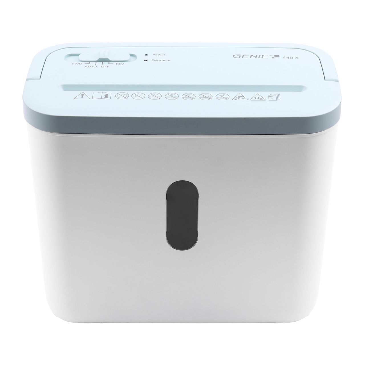 GENIE Aktenvernichter GENIE 440 X weiß/blau