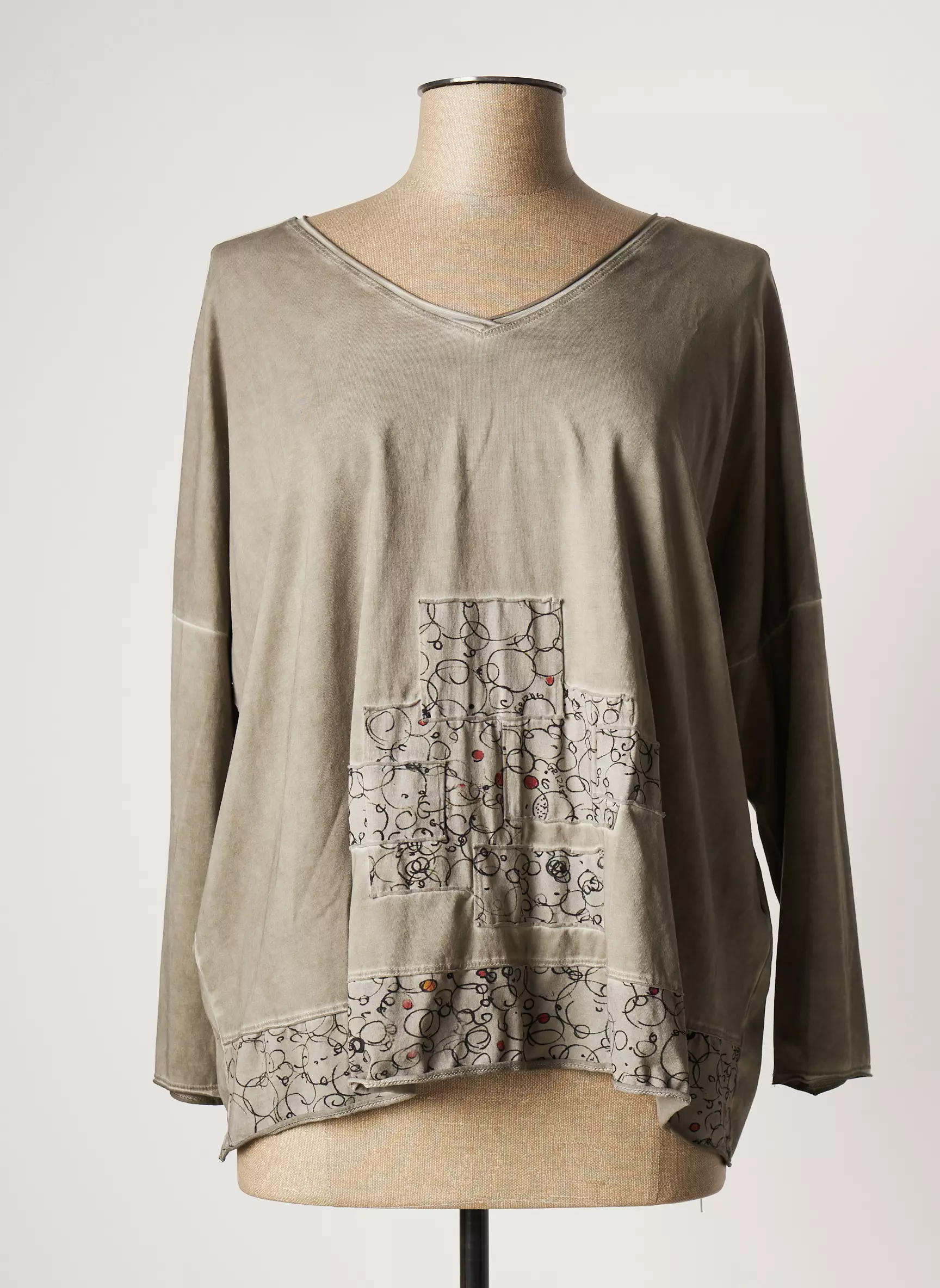 Grizas Tshirts Femme couleur gris