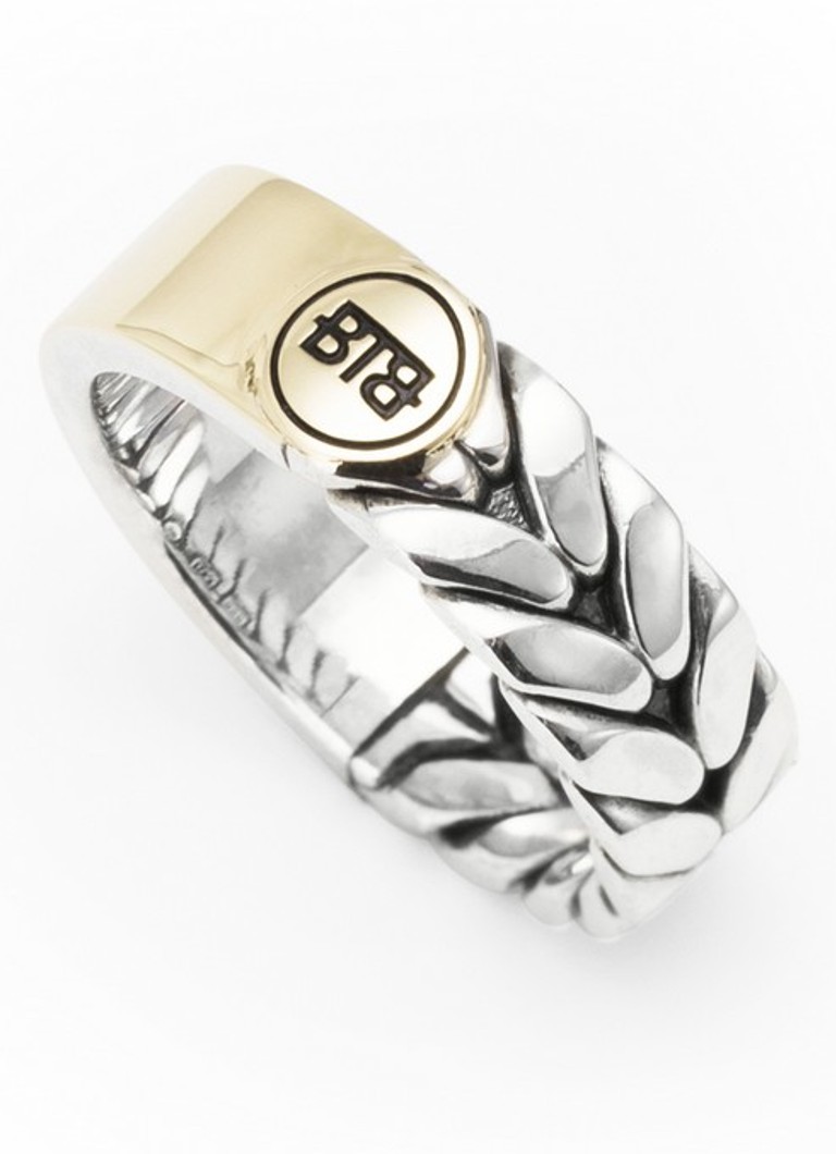 Buddha to Buddha Barbara Dual ring in silver with 14-carat gold detail
