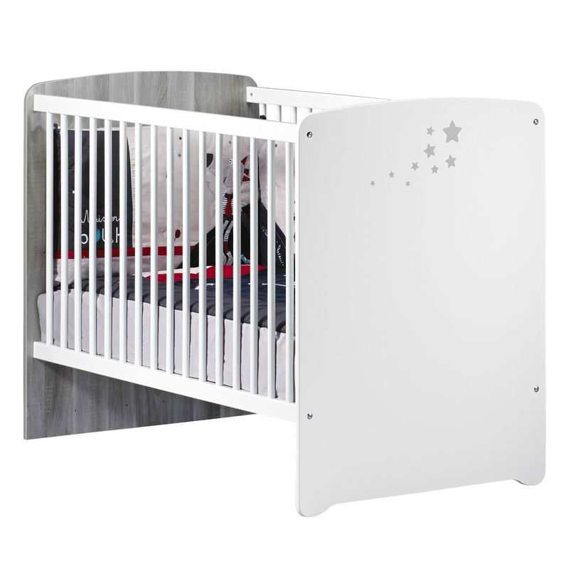 Chambre bébé 3 pièces NAO lit, commode et armoire