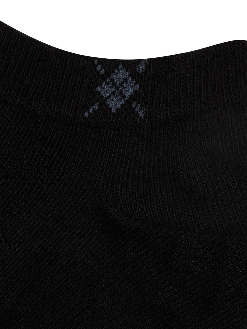Sneakersocken im 2er-Pack Modell 'Everyday' in schwarz