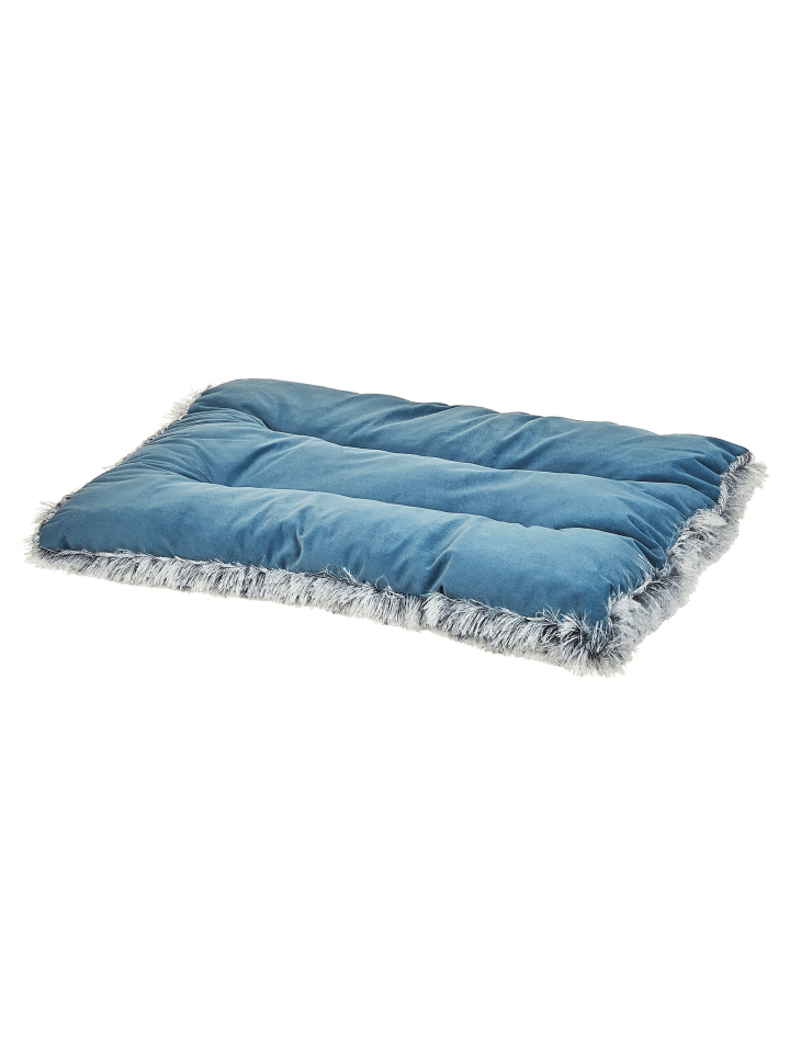 Beliani Tierbett ERGANI in Blau - (W) 60 x (H) 10 x (L) 45 cm günstig kaufen onesize