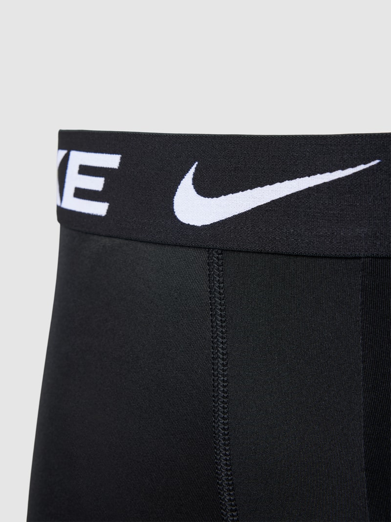 Trunks mit elastischem Logo-Bund in schwarz