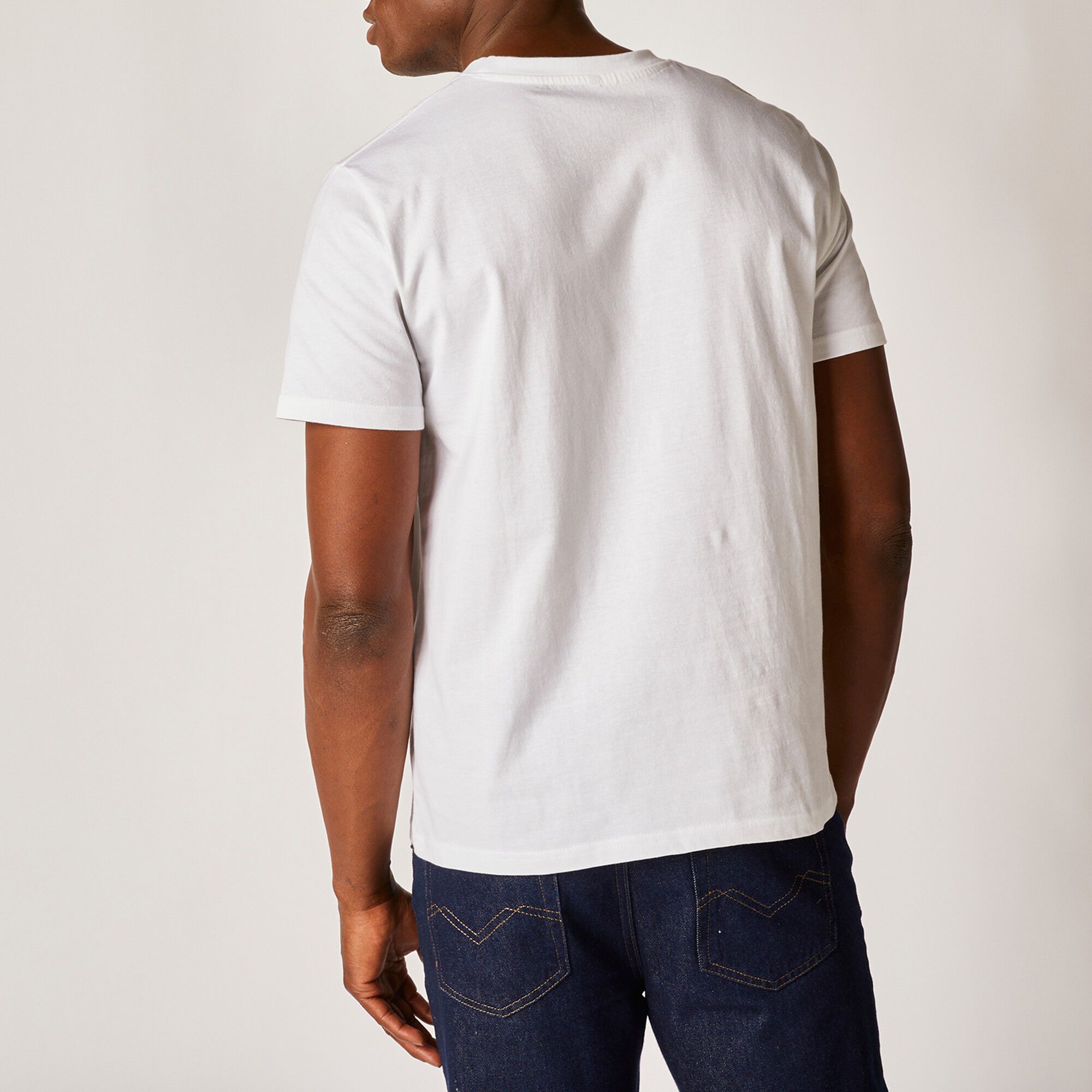 T-shirt col rond manches courtes