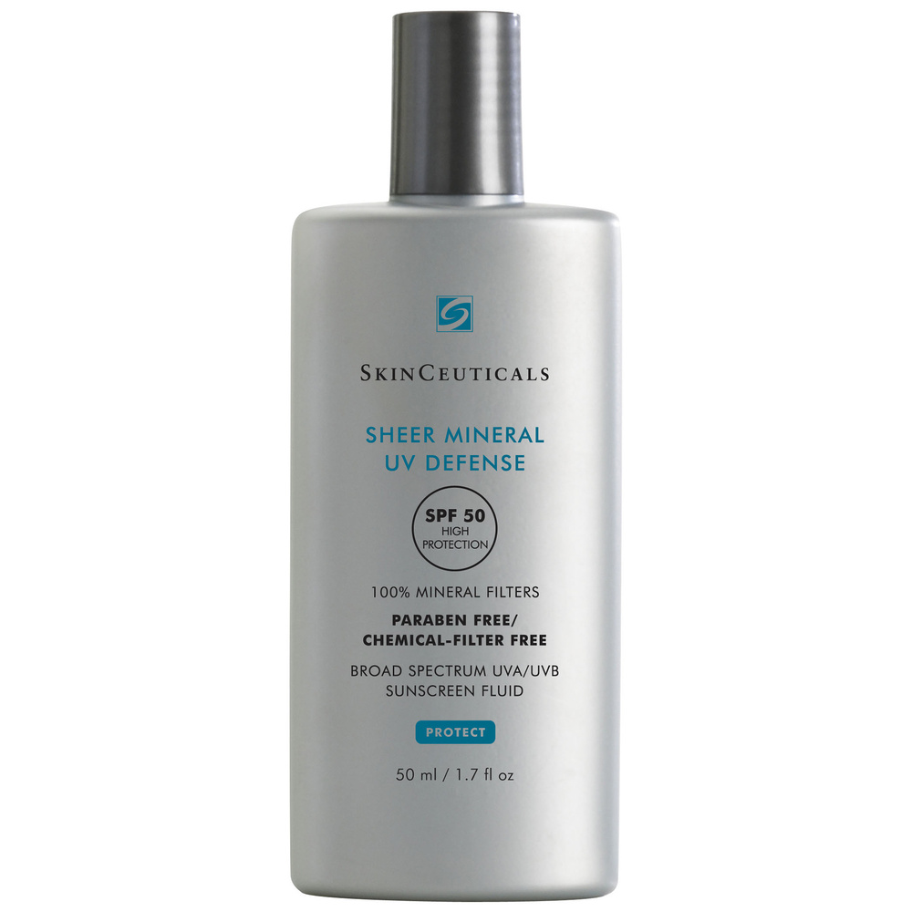 SkinCeuticals SHEER MINERAL UV DEFENSE SPF 50 Protection Solaire Visage Fini Mat TrèsHaute Protection Indice 50+