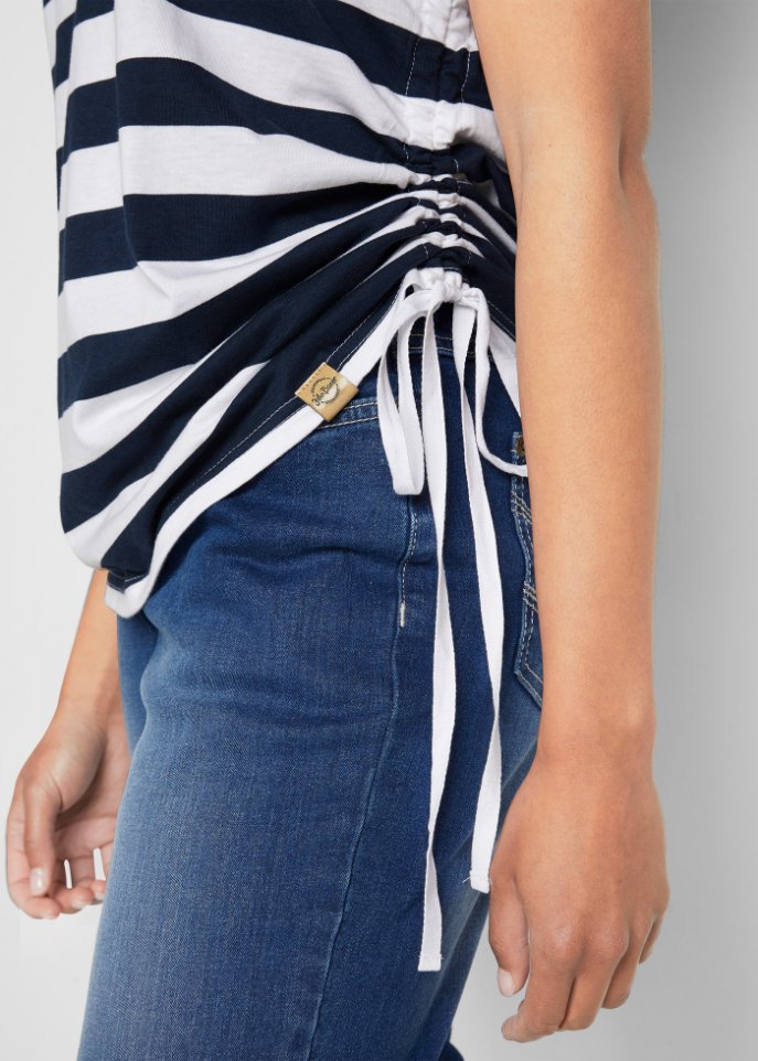 Shirt mit Raffung