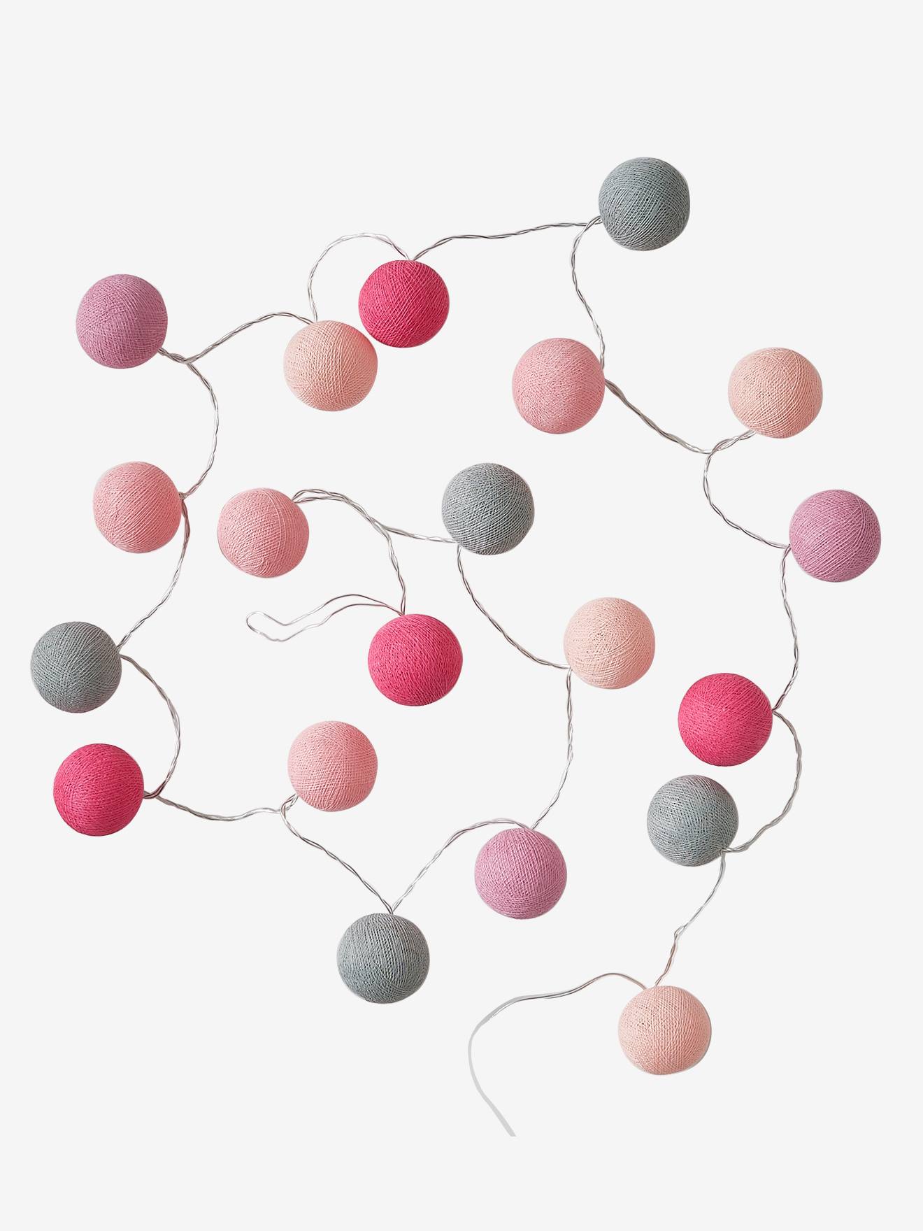 Guirlande boules lumineuse multicolore