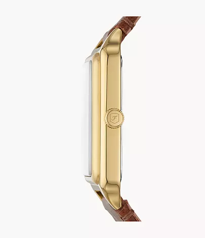 Fossil Uhr Raquel 3-Zeiger-Werk Datum -Leder mittelbraun