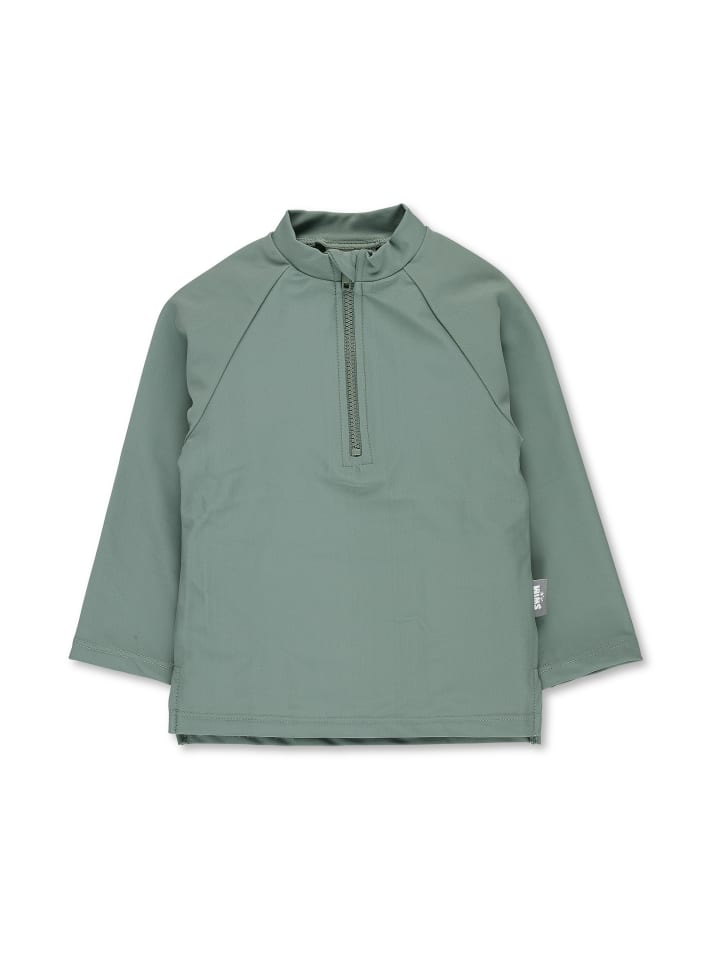 Sterntaler Badeshirt langarm uni in dunkelgrün günstig kaufen 80