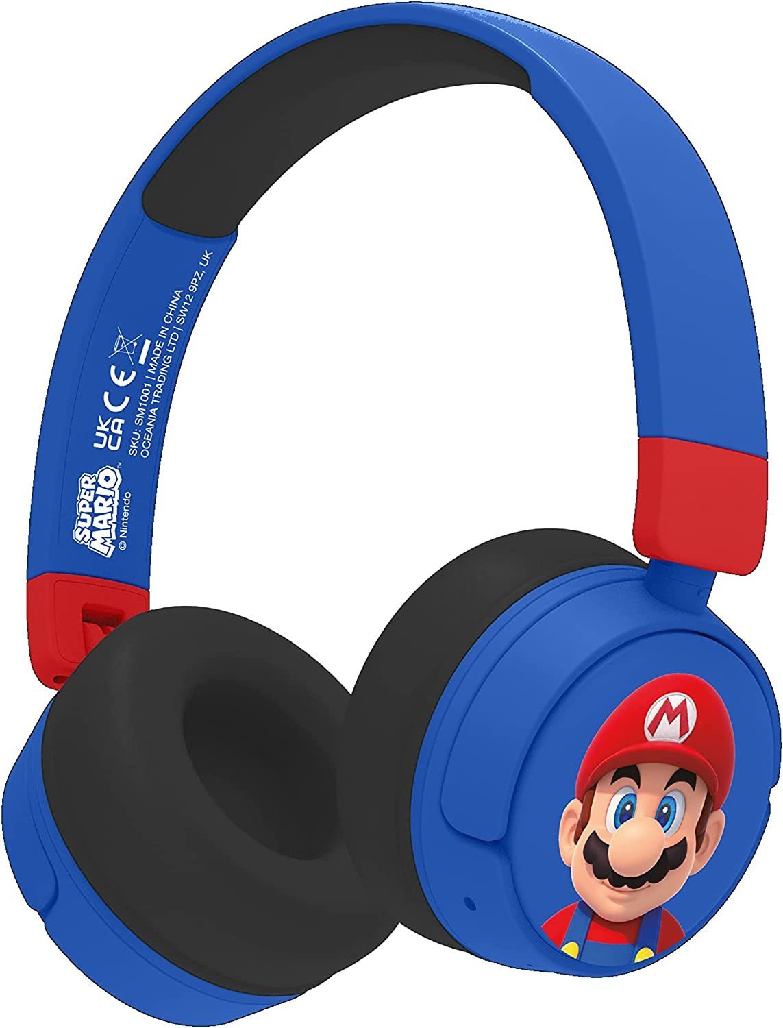 OTL Super Mario Bluetooth Kinder Kopfhörer Bluetooth-Kopfhörer (Bluetooth, 3,5-mm-Audio-Sharing-Kabel im Lieferumfang enthalten)