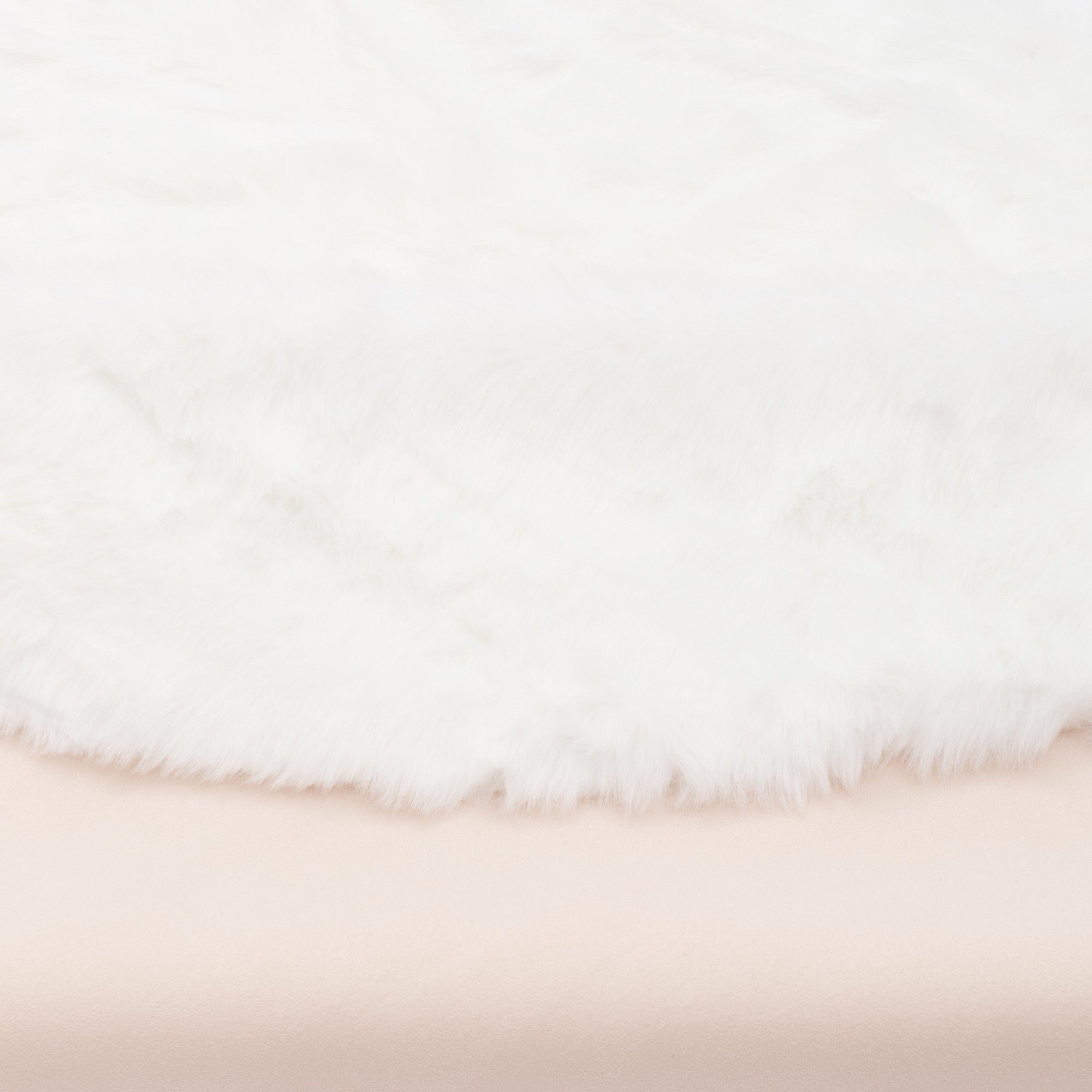 Fellteppich Luxus Super Soft Fellteppich Aspen Rund Meliert, Pergamon, Rund, Höhe: 50 mm