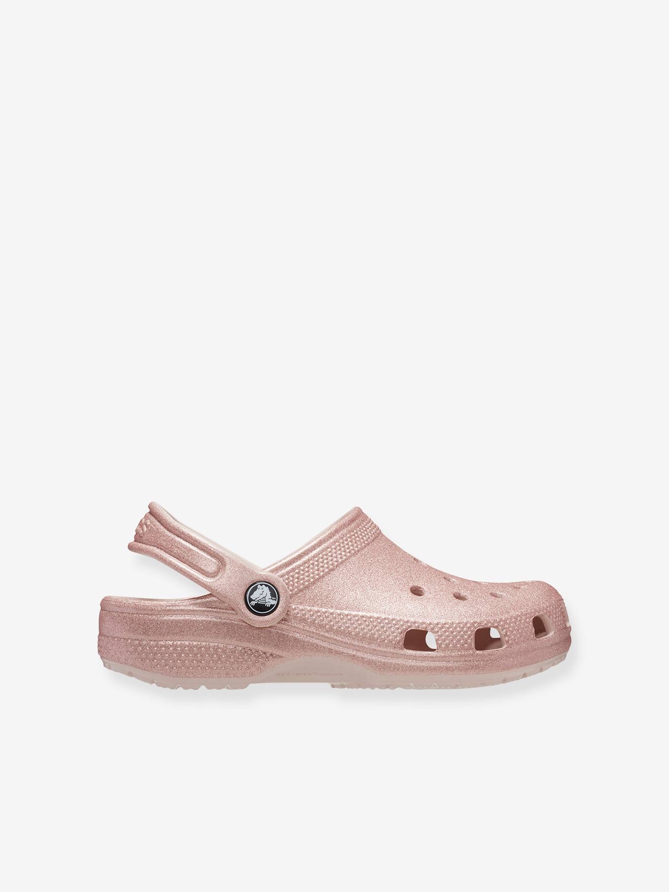 Crocs Kinder Clogs 206993 Classic Glitter CROCS - rosa nude
