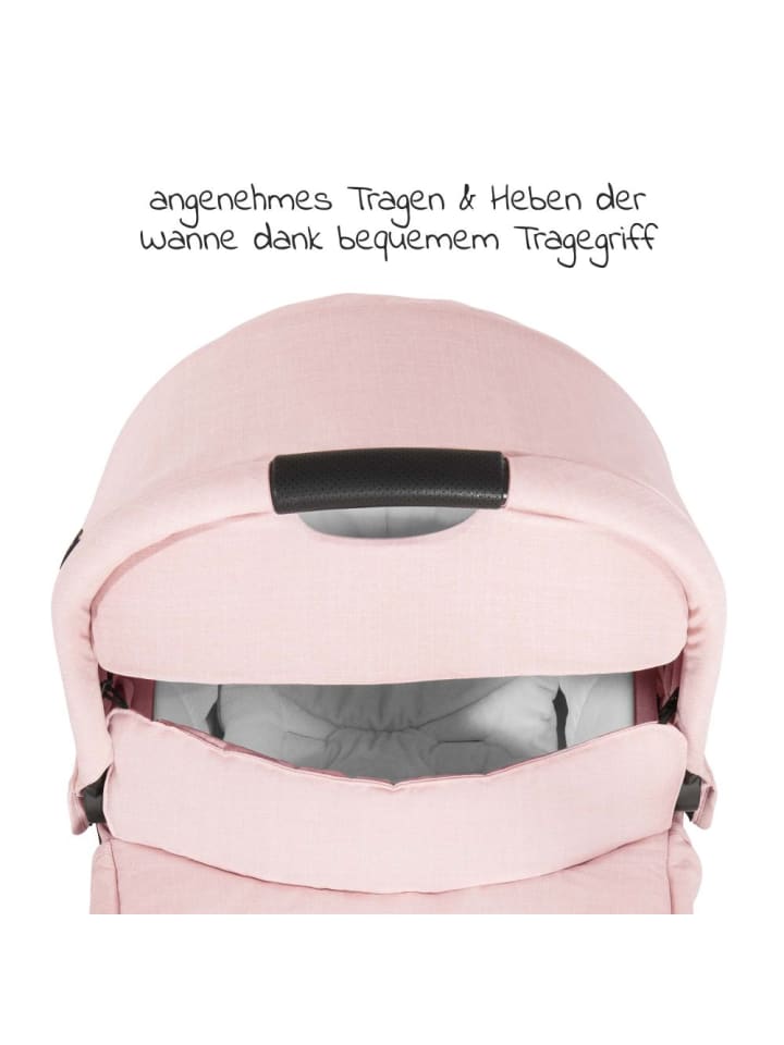 Hauck Babywanne für Buggy Colibri - Melange Rose in rosa,schwarz günstig kaufen onesize