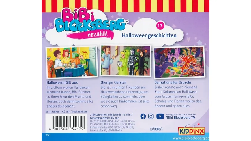 Bibi erzählt:Folge 17 Halloween-Geschichten