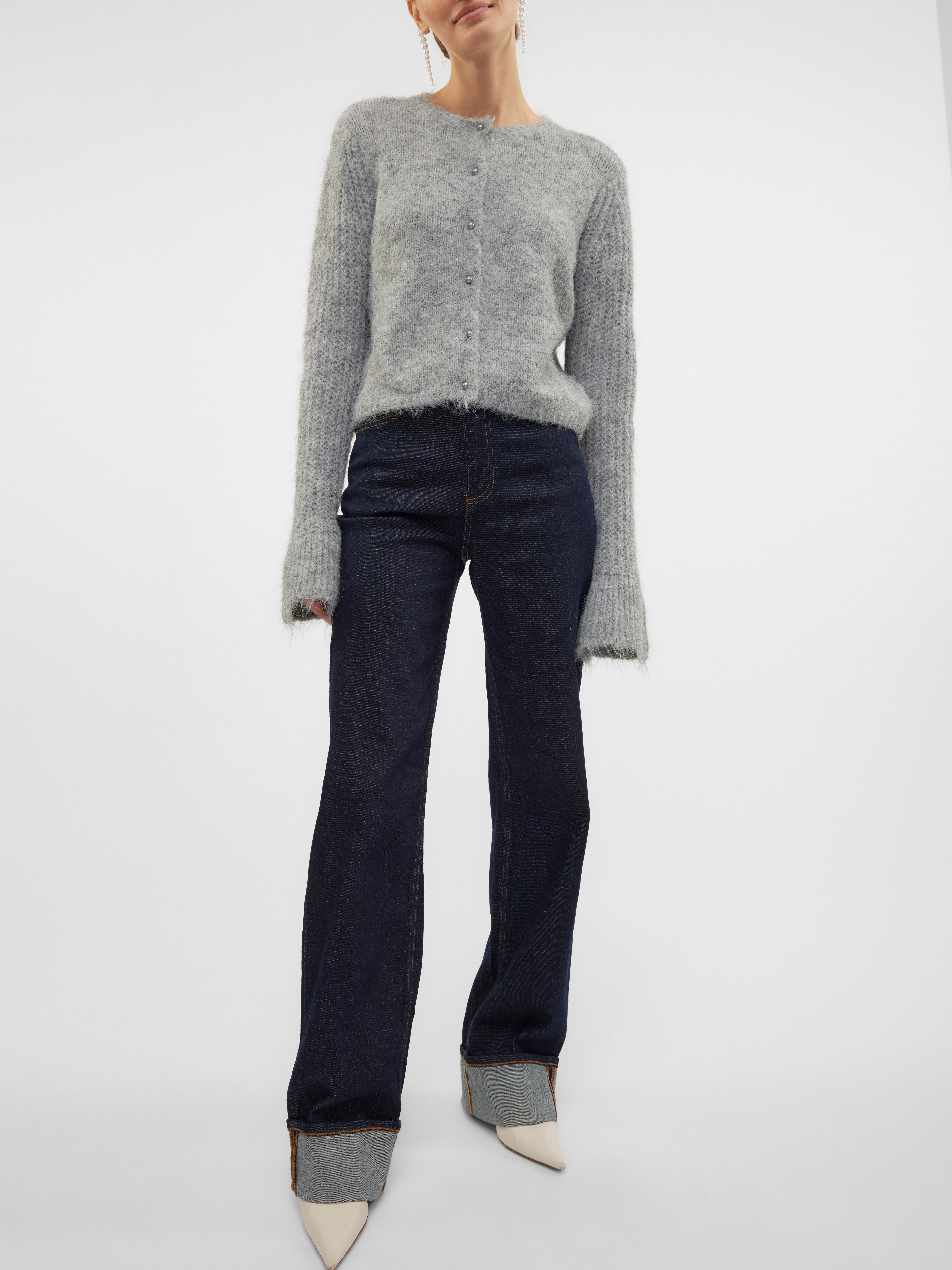 VMTESSA Hohe Taille Weiter Beinschnitt Jeans