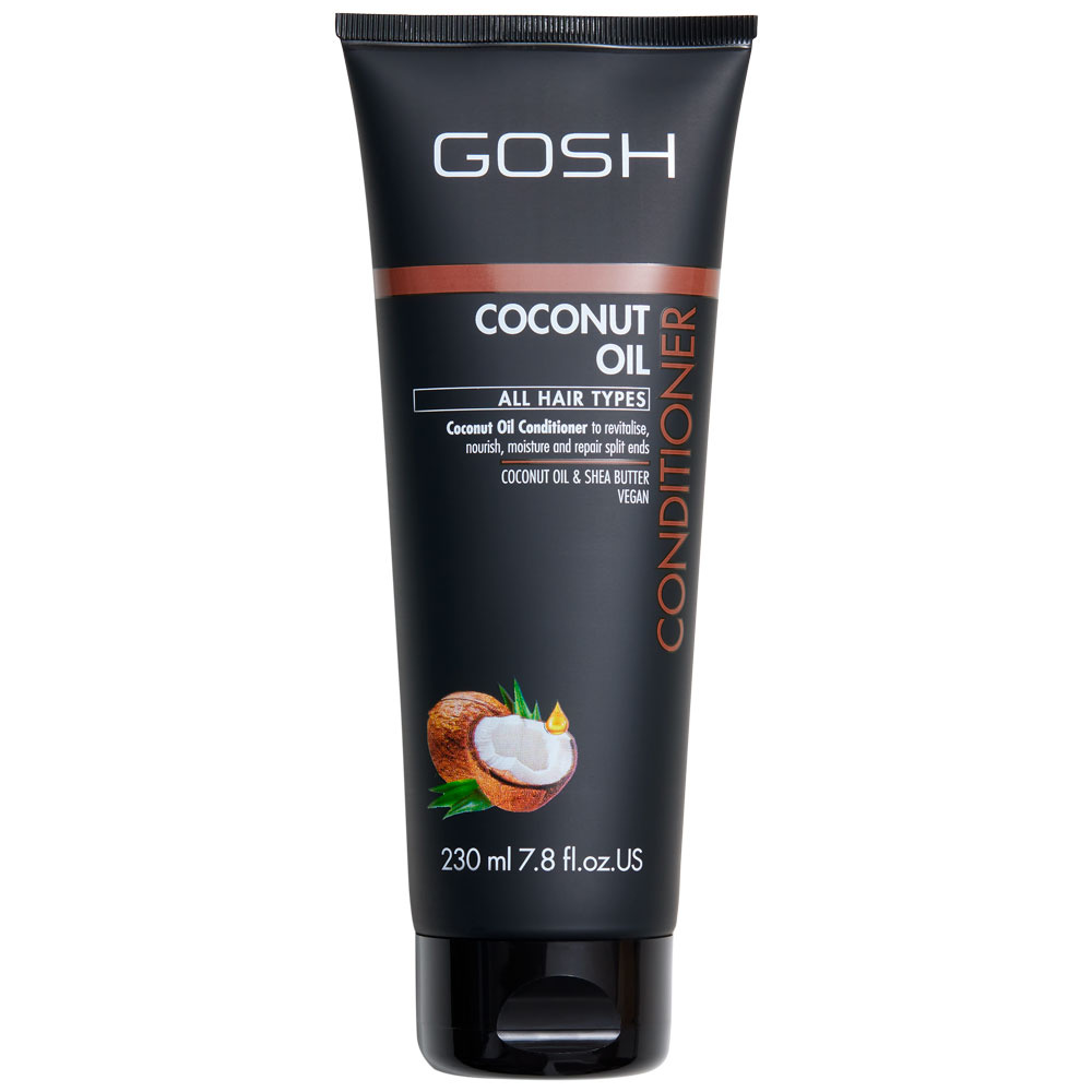 gosh copenhagen Coconut Oil Conditioner Conditionneur à l'huile de noix de coco, Pro-Vitamin B5 & beurre de Karité