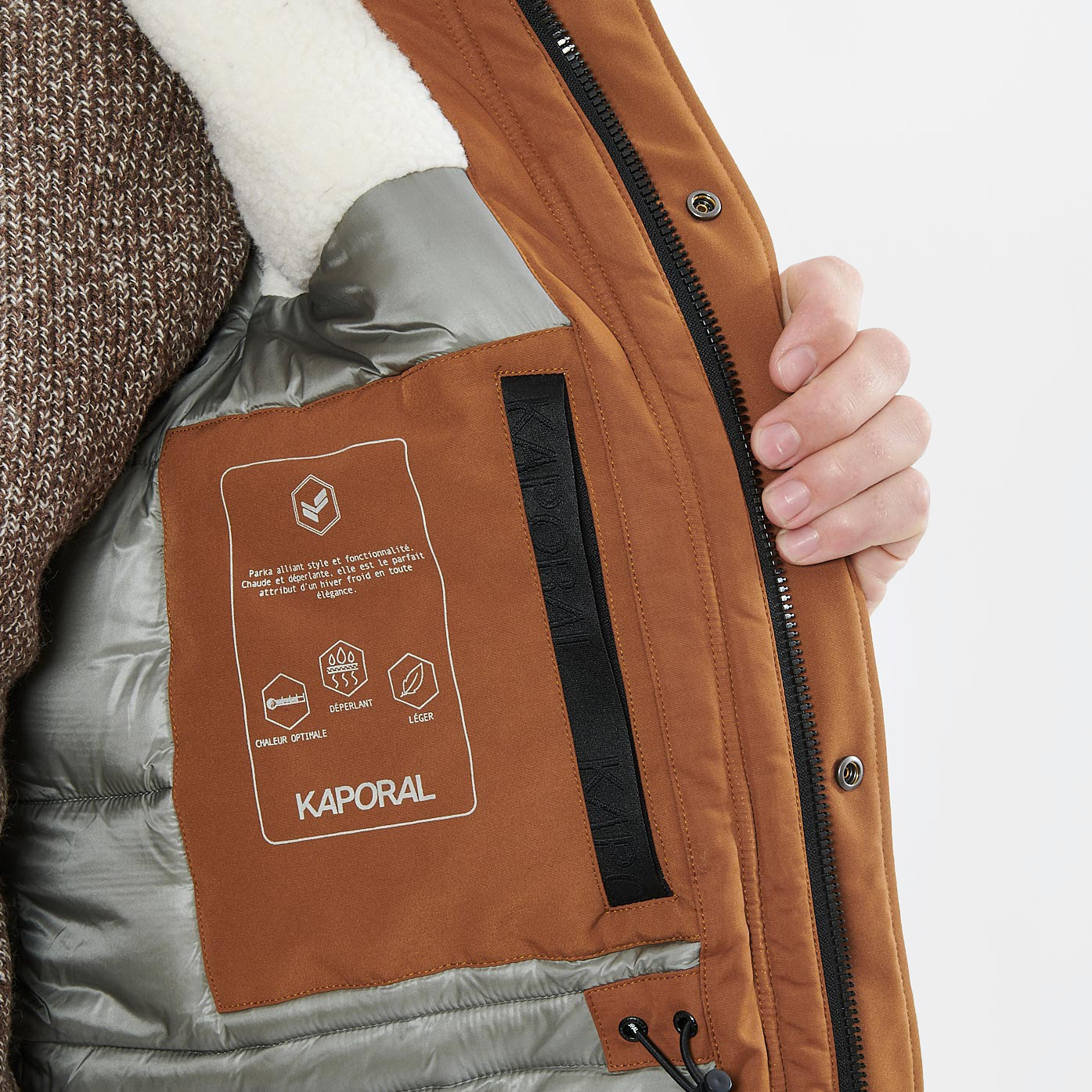 VAKO   Parka marron homme