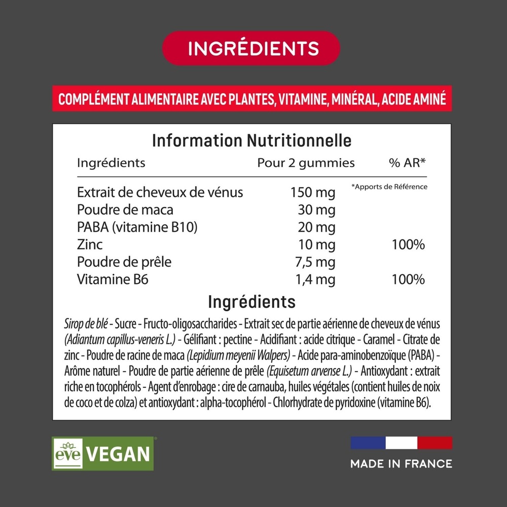 lashilé Good Hair Men Complément alimentaire Cheveux