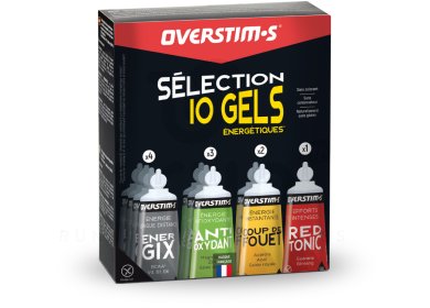 OVERSTIMS Pack Énergétique Sélection Performance Liquide 10 Gels