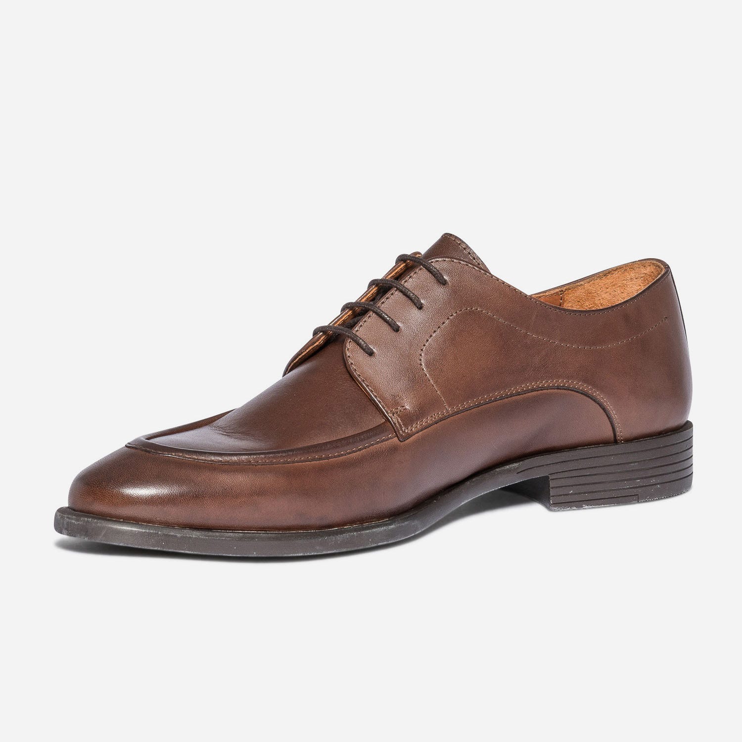 Derby chasse marron en cuir