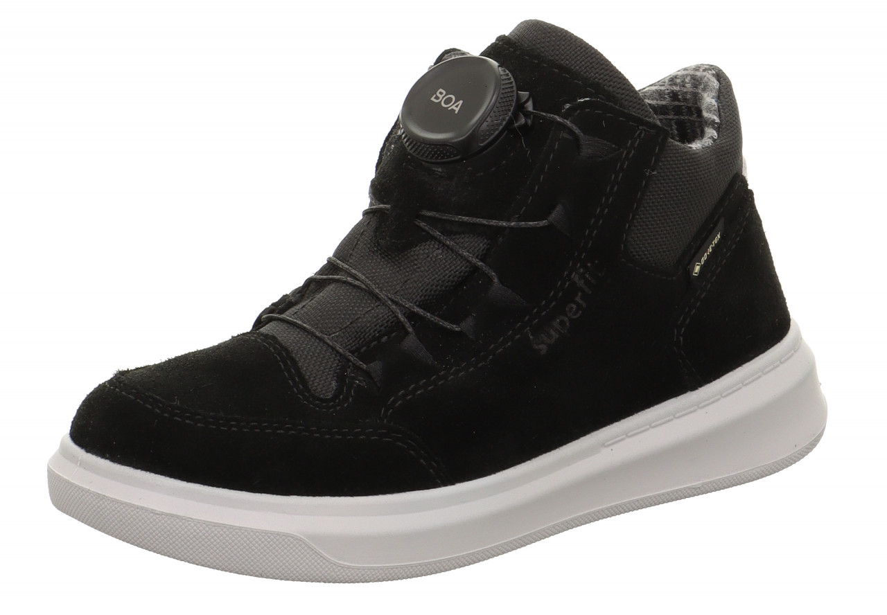 COSMO - Schwarz Sneaker high mit BOA® Drehverschluss