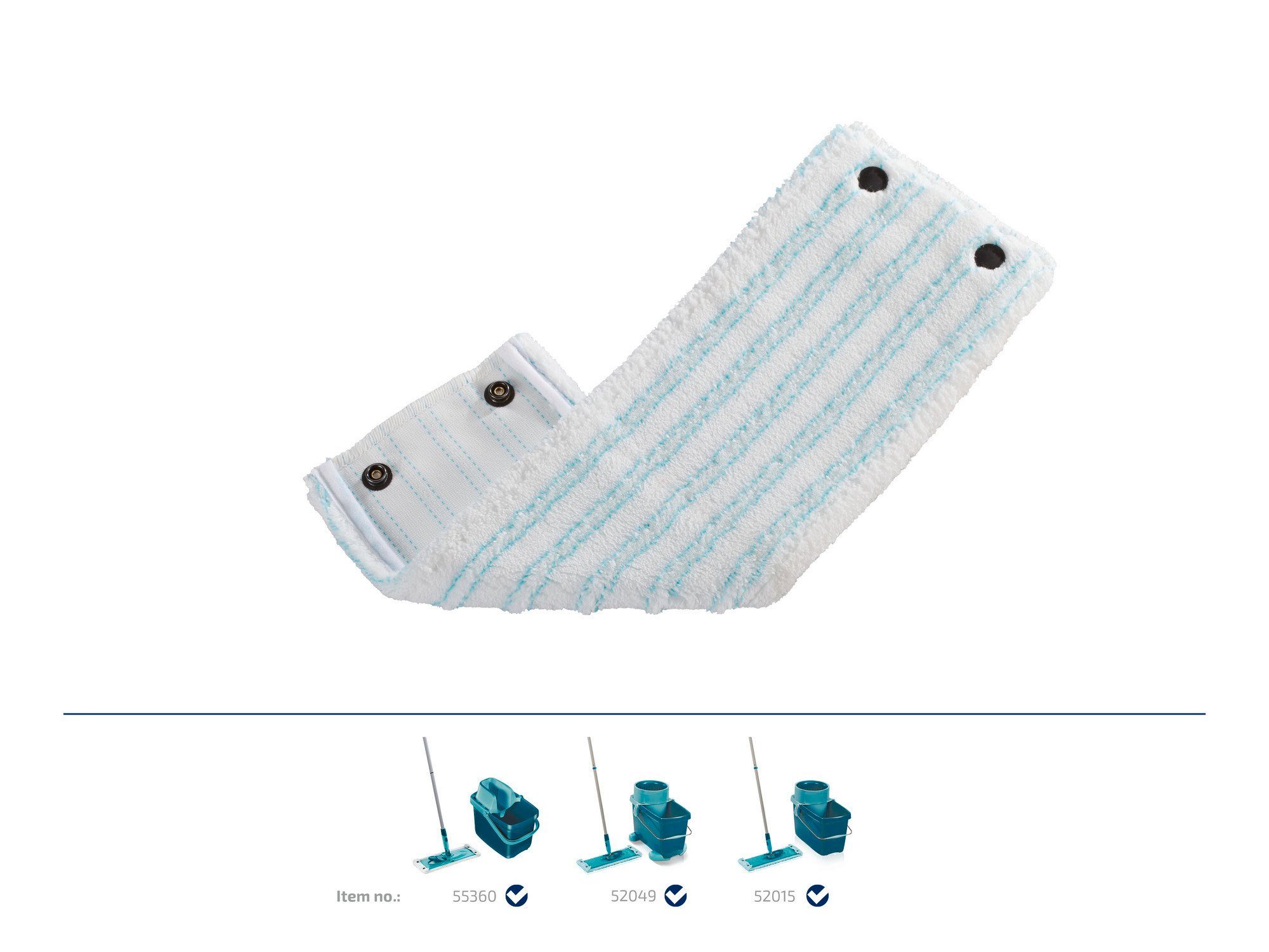 Leifheit Bundle Wischbezug CLEAN TWIST XL/Combi XL micro duo (2er Set) Wischbezug
