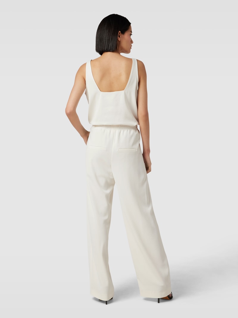 Jumpsuit mit V-Ausschnitt Modell 'AYLEN' in offwhite