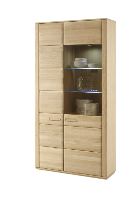 MCA Kombi-Vitrine-L Sena Eiche
