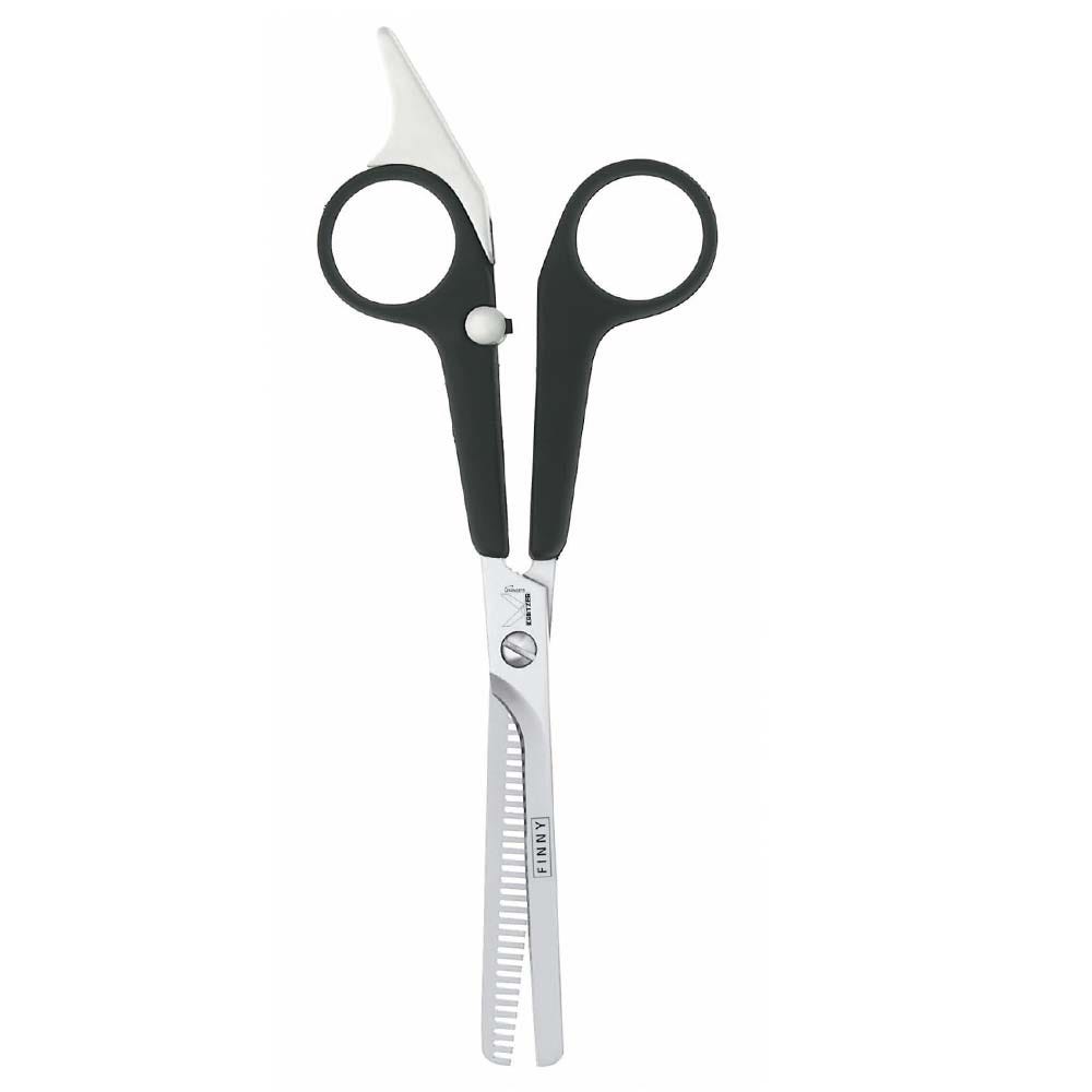 Kretzer Finny T-Hair schwarze Modellierschere 6