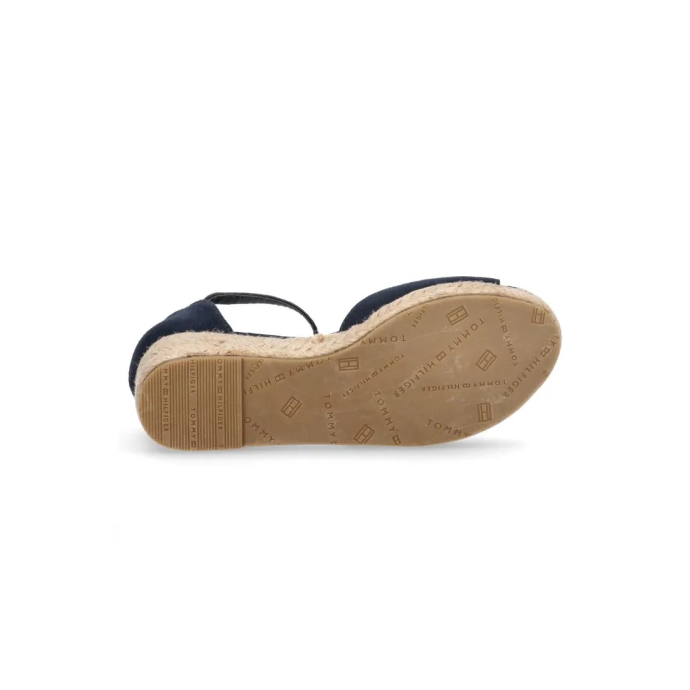 Tommy Hilfiger Rope Wedge Sandale T3A7-32185-0048800 / blau