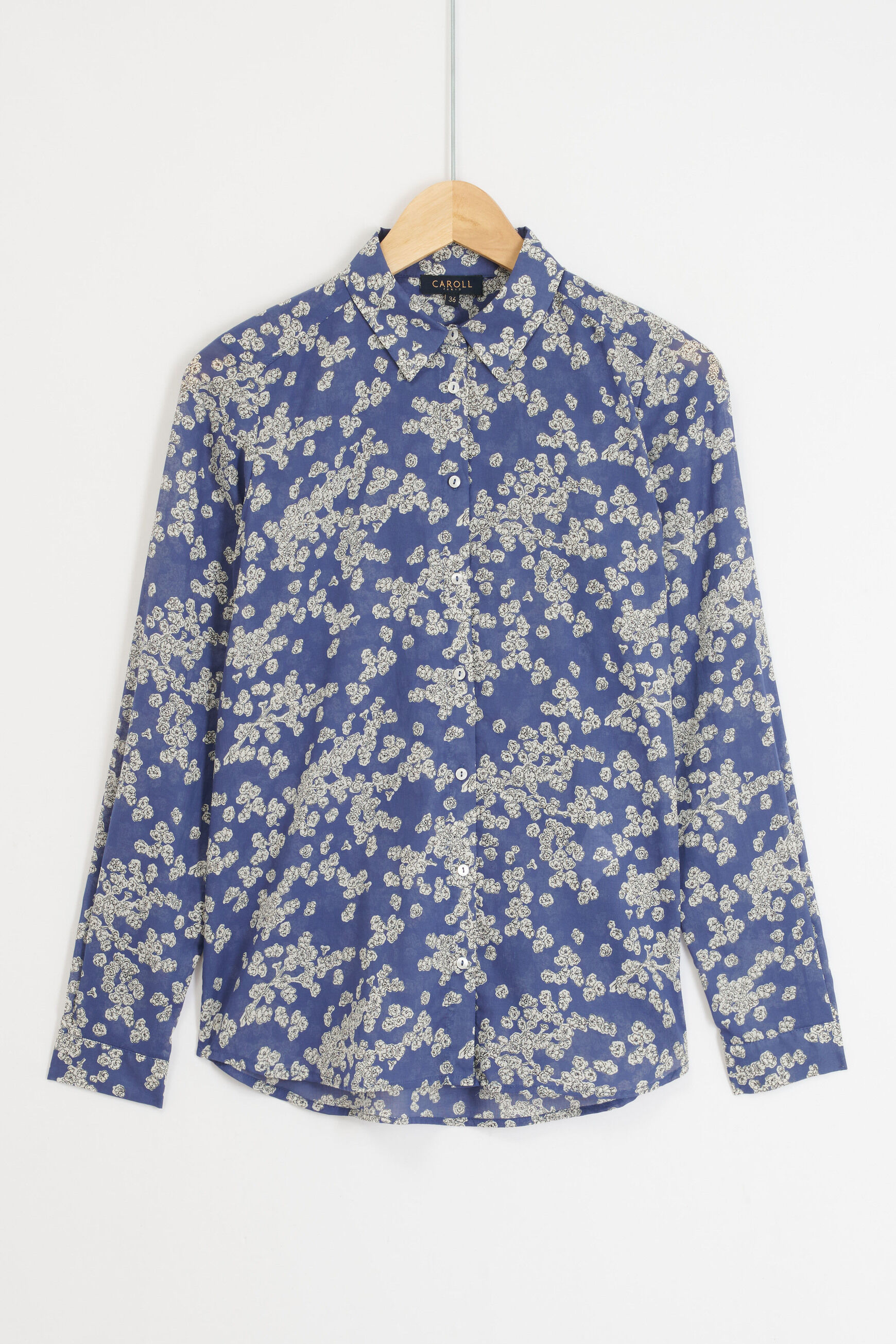chemise jessica bleu femme