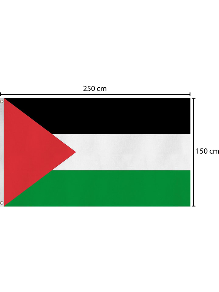 normani Fahne Länderflagge 150 cm x 250 cm in Palästina günstig kaufen 150x250-cm