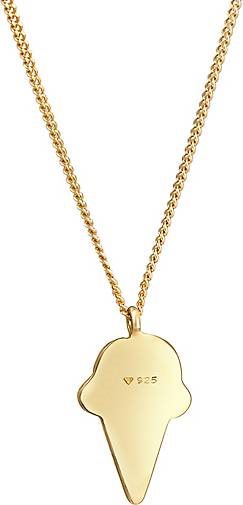 Elli Halskette Kinder Eis Sweet Emaille 925 Silber