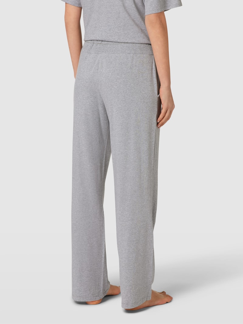 Loungehose mit elastischem Bund in mittelgrau