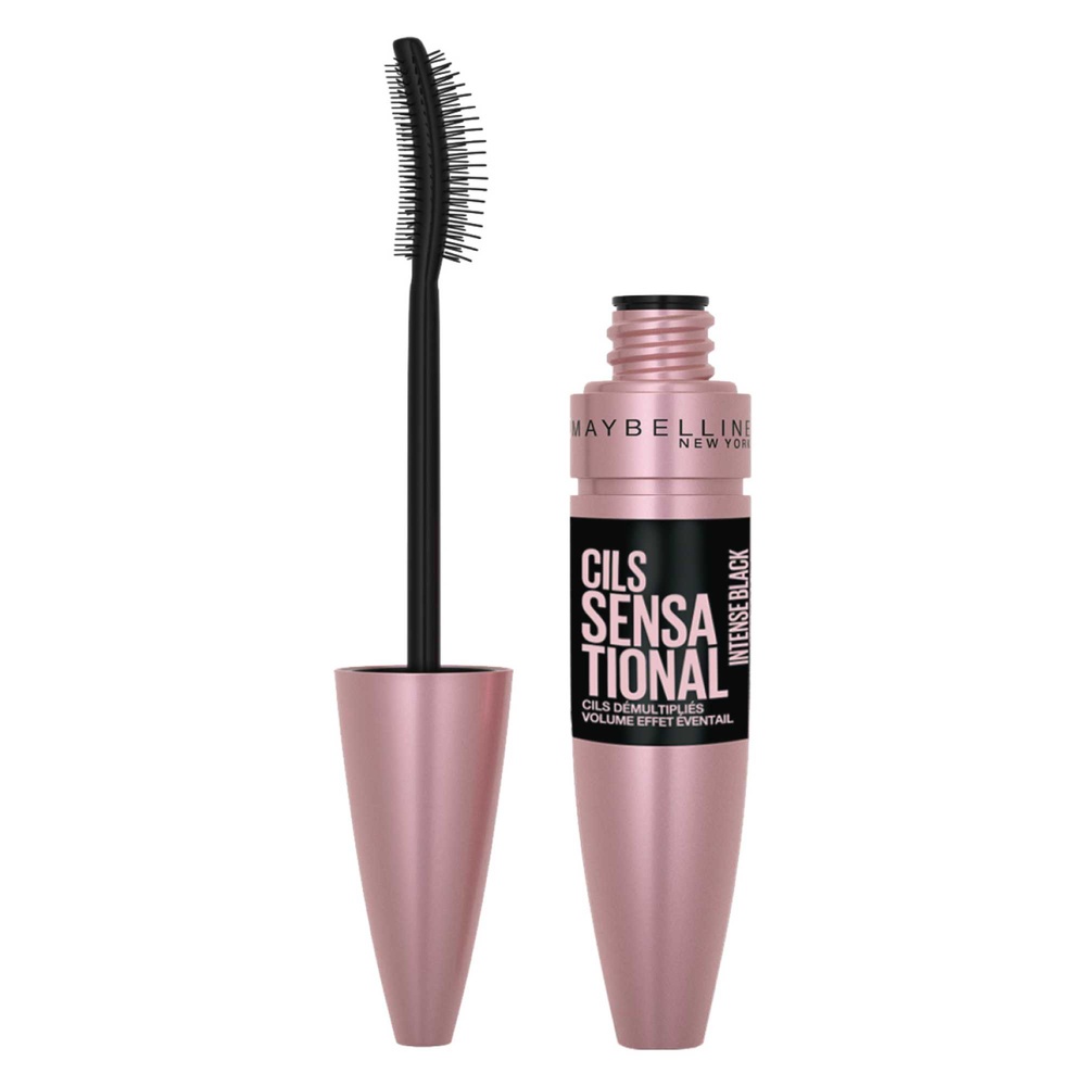 Maybelline New York Mascara Cils Sensational Intense Black Mascara volume effet éventail noir intense
