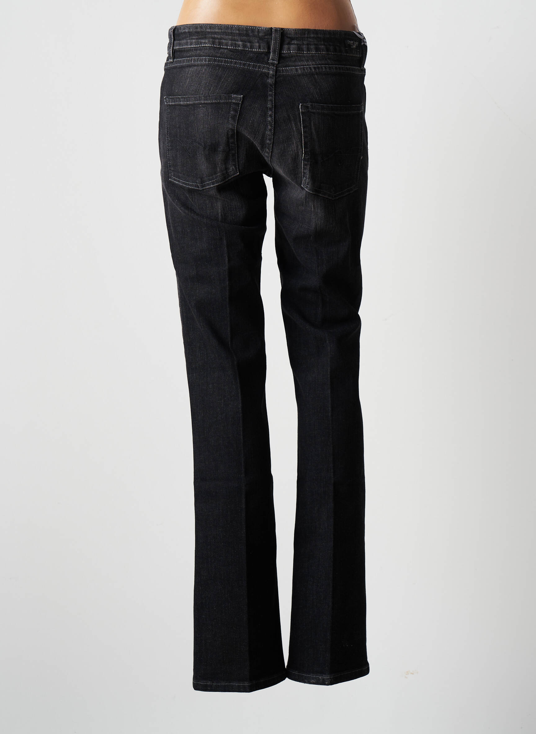 Denim Studio Jeans Coupe Droite Femme couleur gris