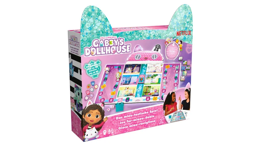 Spin Master Games Gabby‘s Dollhouse Miau-tastisches Spiel