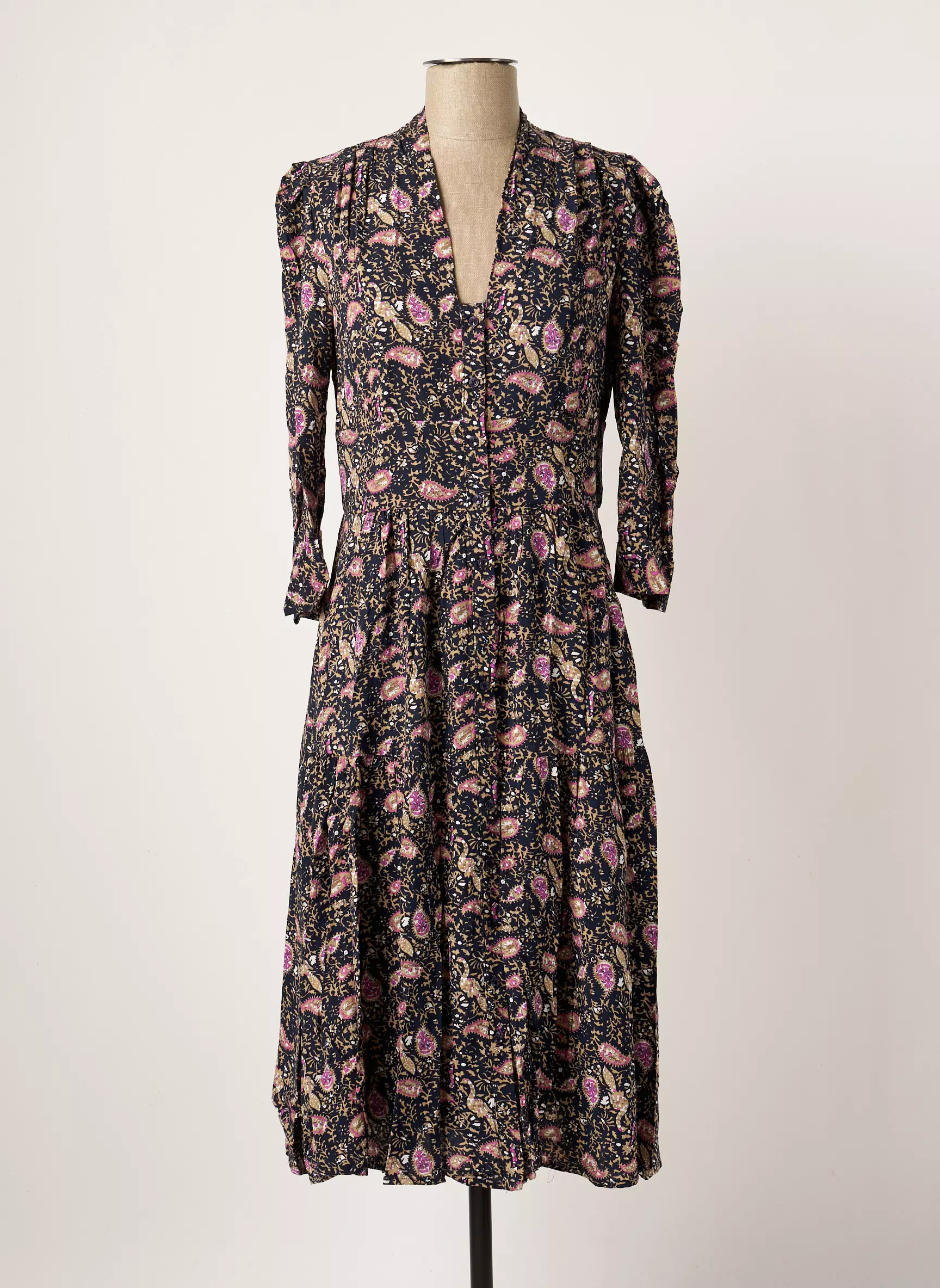Freeman T Porter Robes Mi Longues Femme couleur bleu