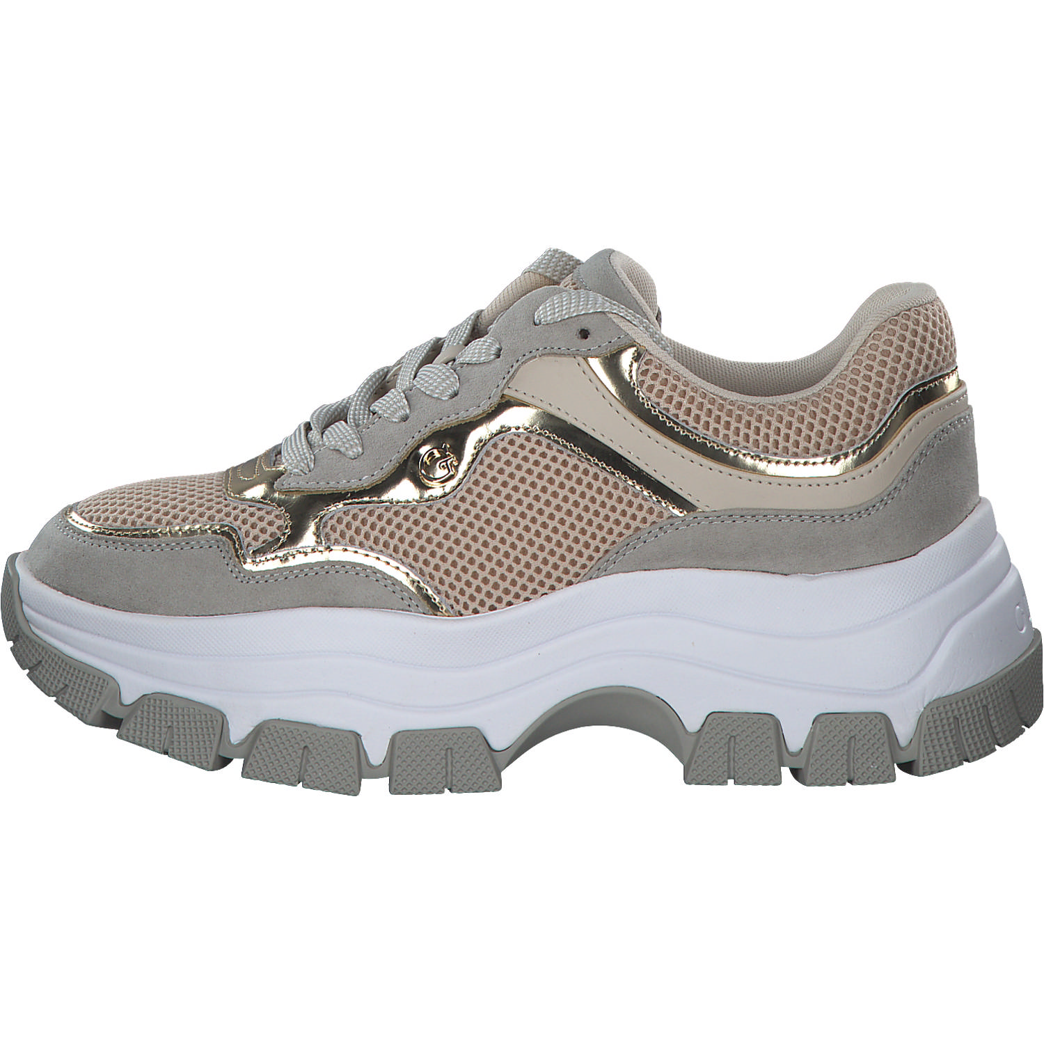 Guess Brecky2 FLPBR2, Schnürschuhe, Damen, Beige