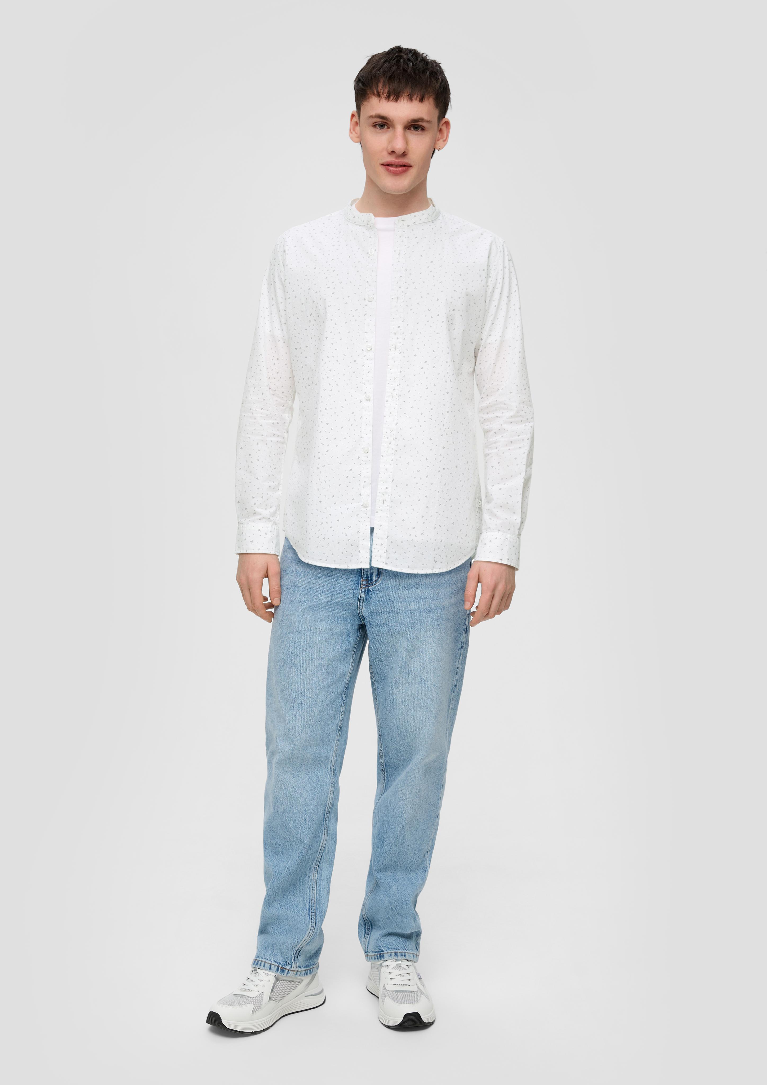Baumwollhemd mit All-over-Print  2154591-01A0