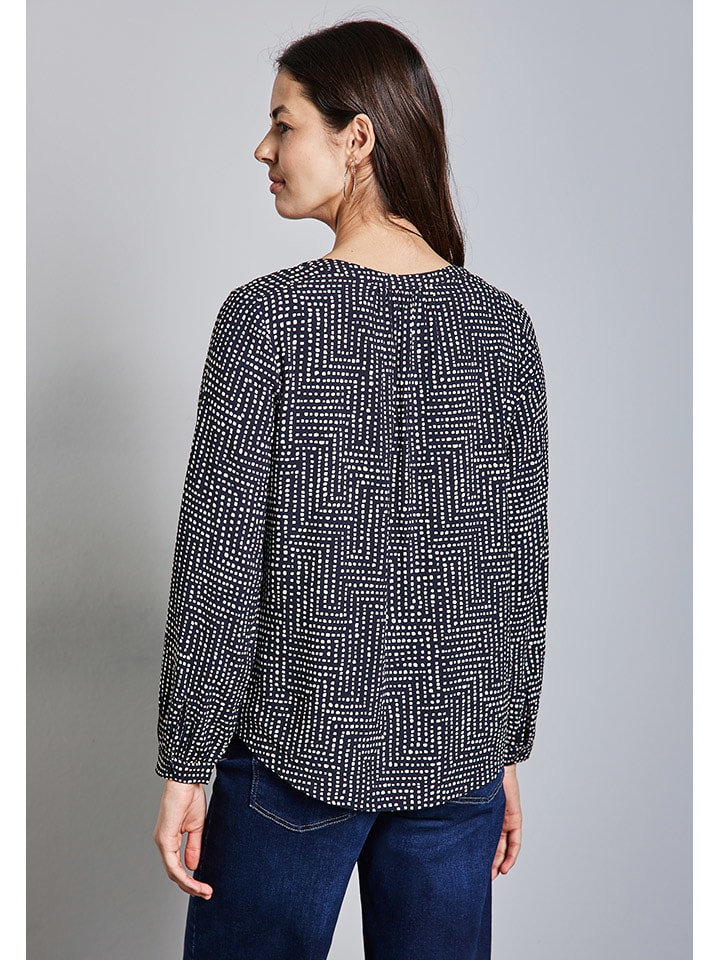 Street One Bluse in Dunkelblau günstig kaufen
