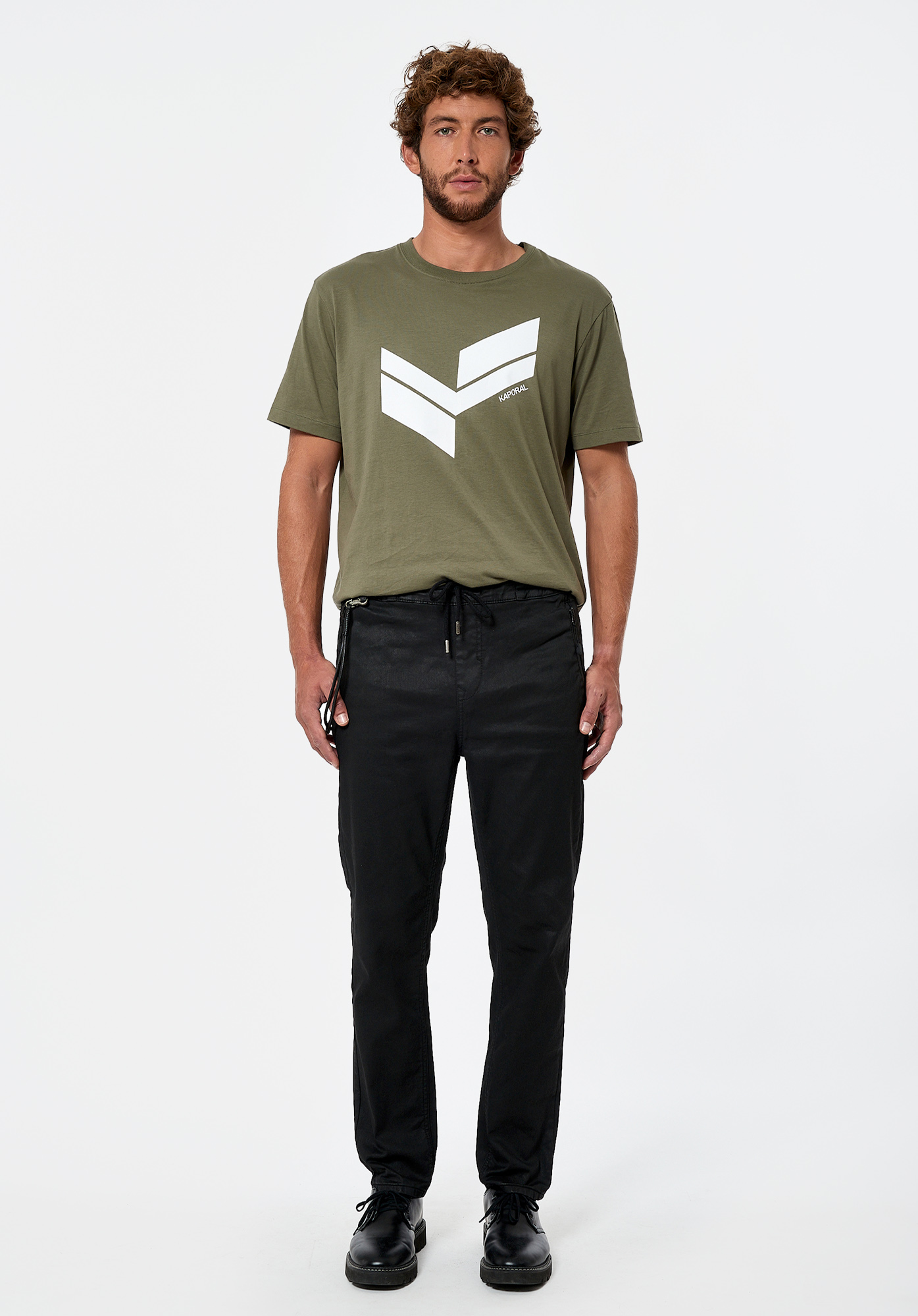 RANDY  Pantalon jogger enduit Homme