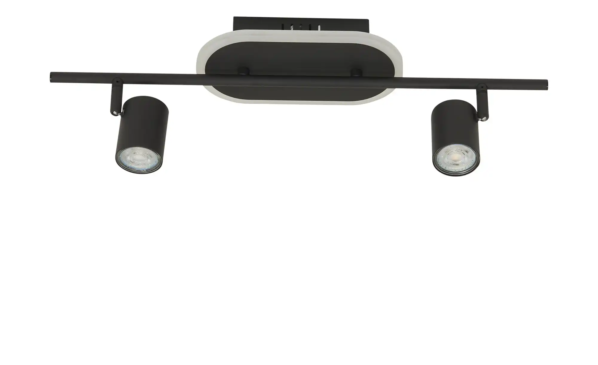 KHG LED-Deckenspot, 2 1-flammig, sandschwarz