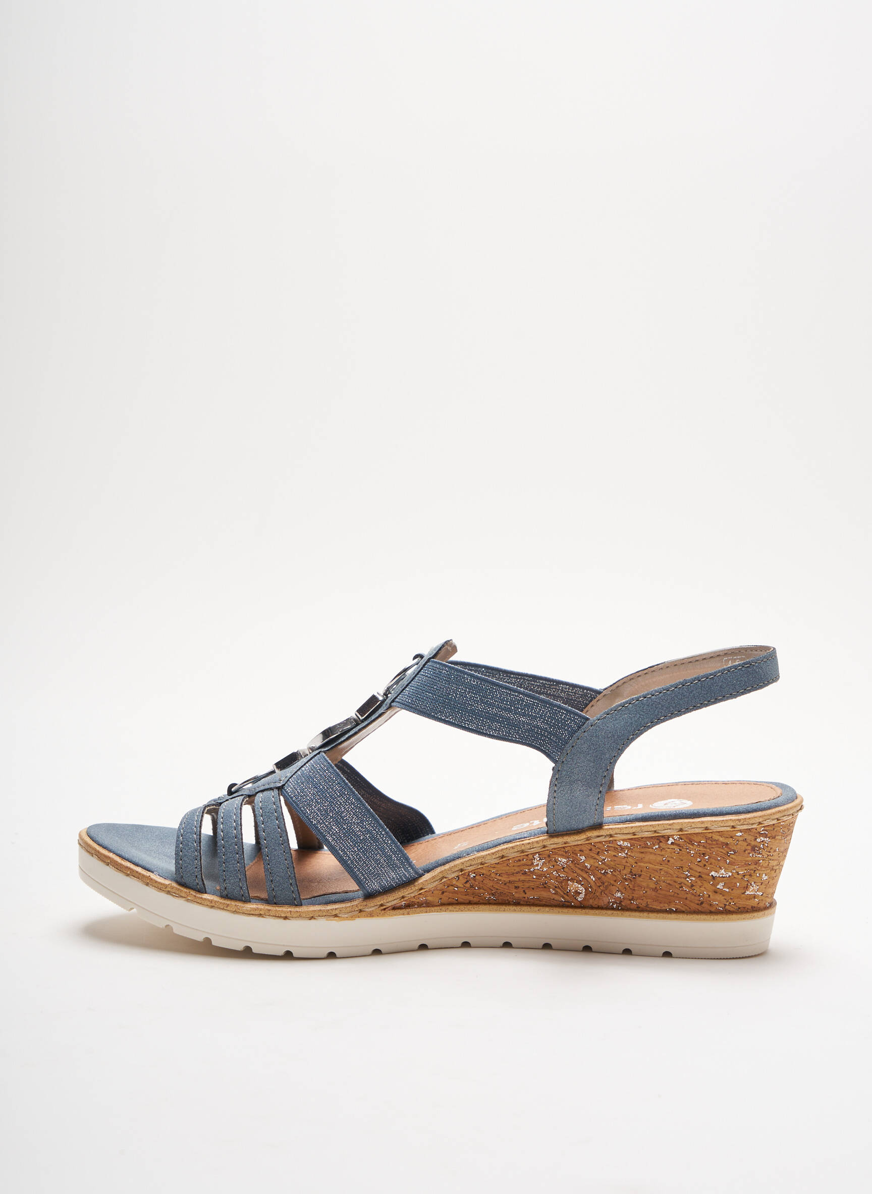 Remonte Sandales Nu Pieds Femme couleur bleu