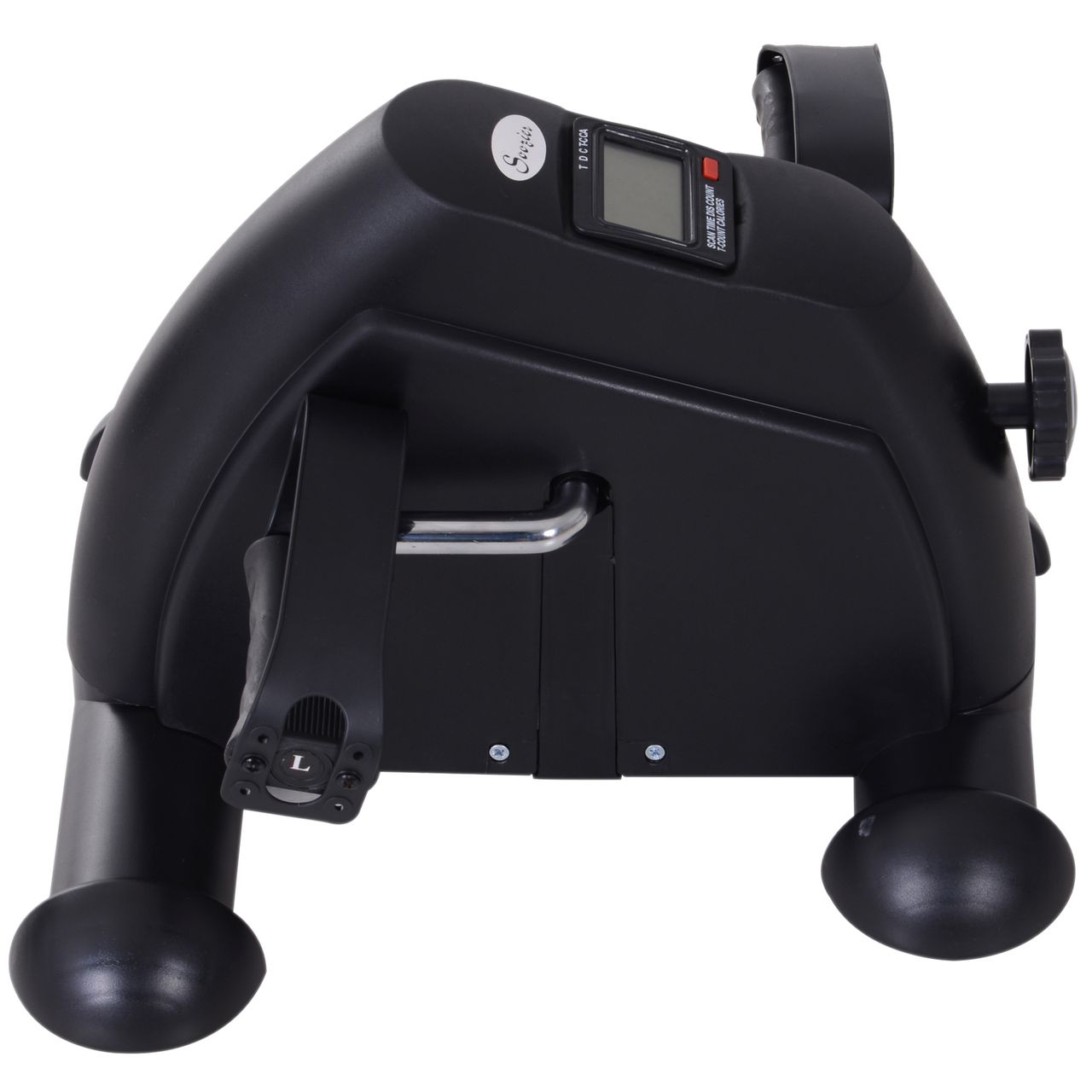 HOMCOM Heimtrainer Mini Bike Pedaltrainer Trainingsrad mit LCD-Display