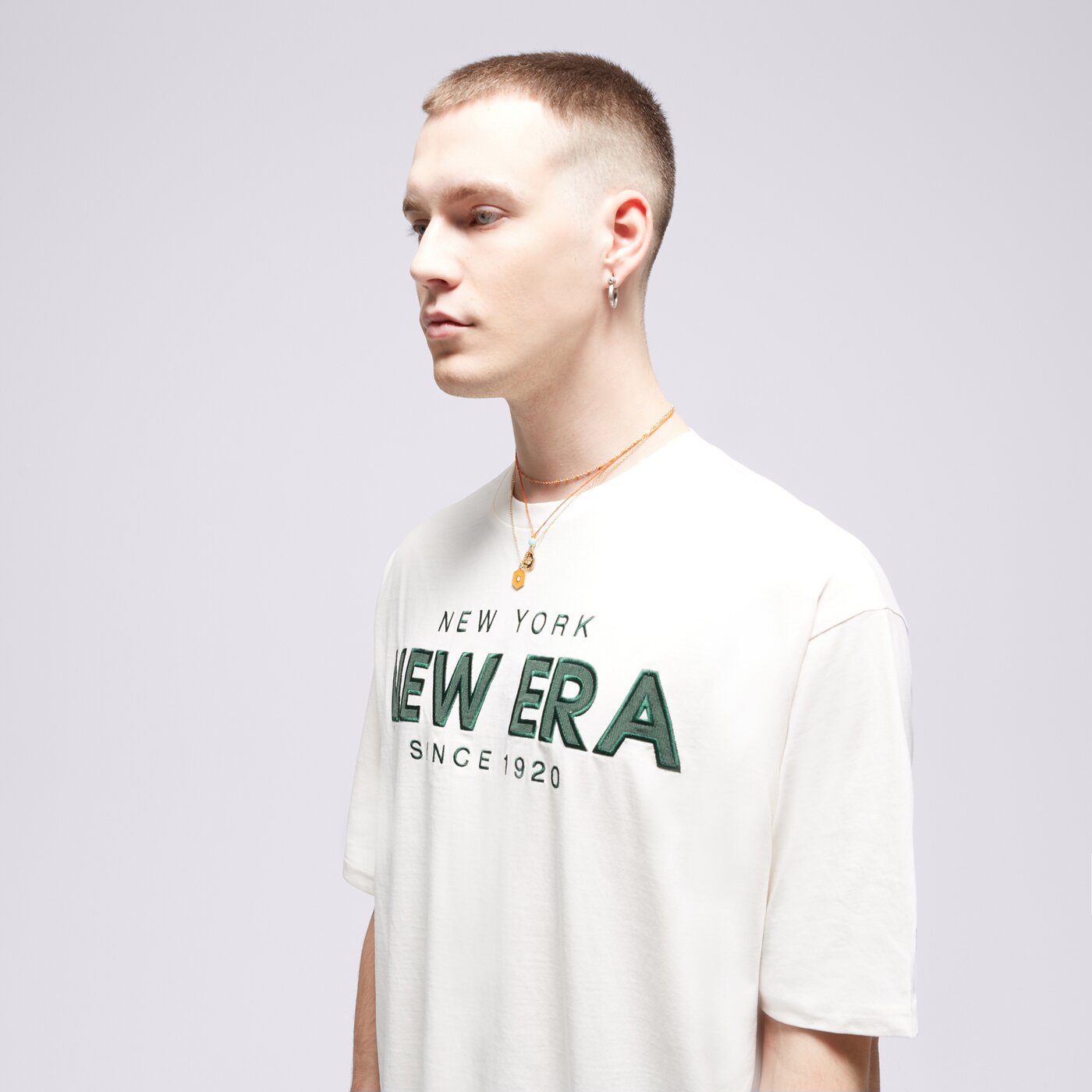 NEW ERA T-SHIRT NE WORDMARK OS Weiß