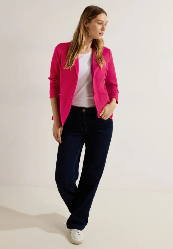 CECIL Sweatblazer mit Raffung